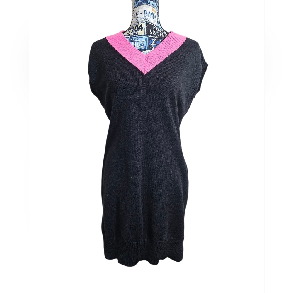 MM6 Maison Margiela Heavy Knit Sweater Tank Dress Small